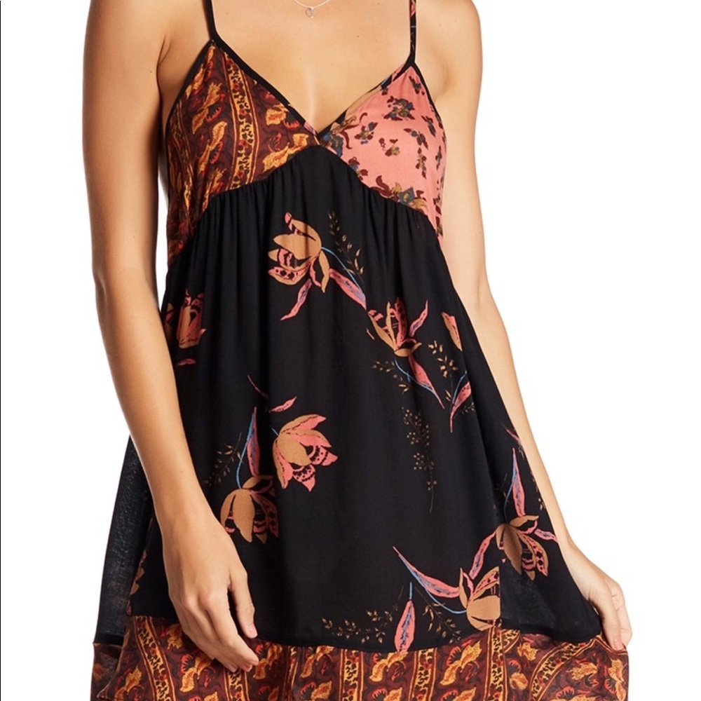 Free People All Mixed Up Slip Dress